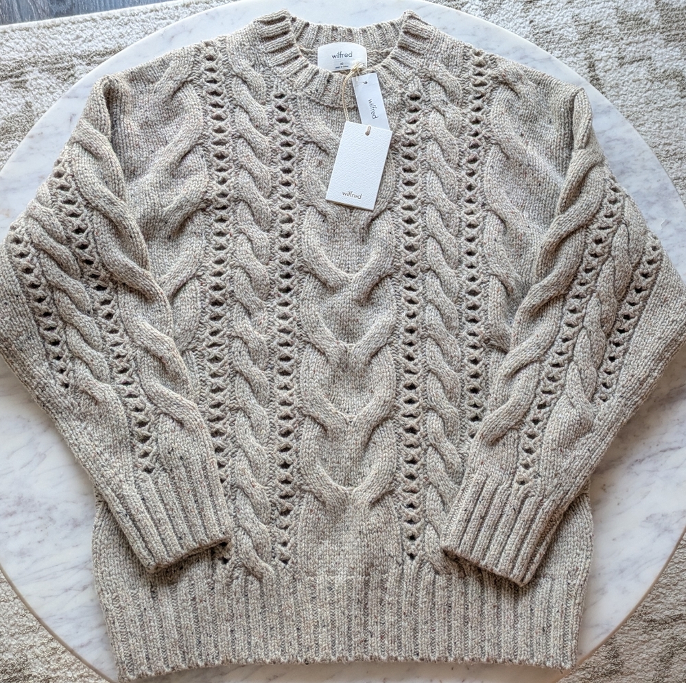 Aritzia Wilfred Bronco Sweater XS